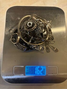 Scrap Or Wear 925 Sterling Silver Jewelry Lot 162 Grams